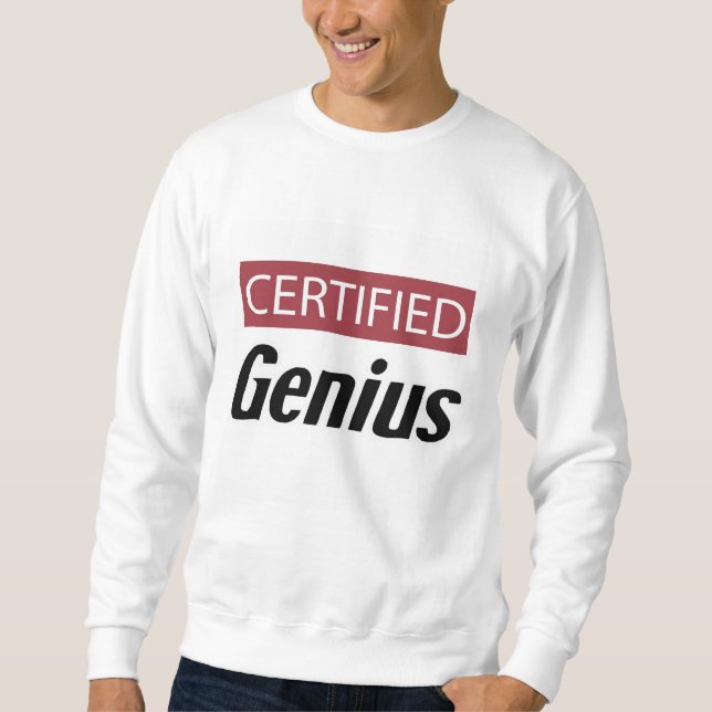 Moletom Gênio Certificado (Frente)