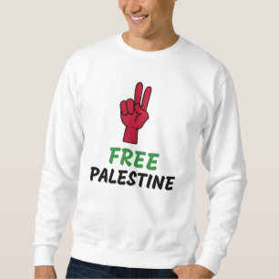 Moletom Genocídio de Gaza pela Palestina Livre