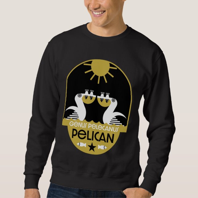 Moletom Genus Pelecanus Bird Art (Frente)