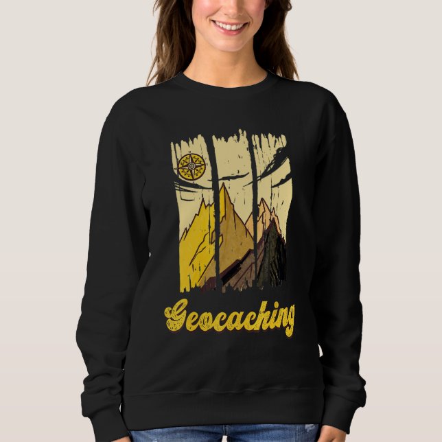 Moletom Geocaching Hobby Sport Treasure Hunt Scavenger Hun (Frente)