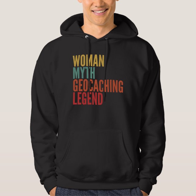 Moletom Geocaching Woman Myth Geocaching Legenda (Frente)