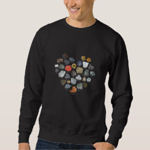 Moletom Geologia Ores Minerais Gemas E Cristais Rock Colle