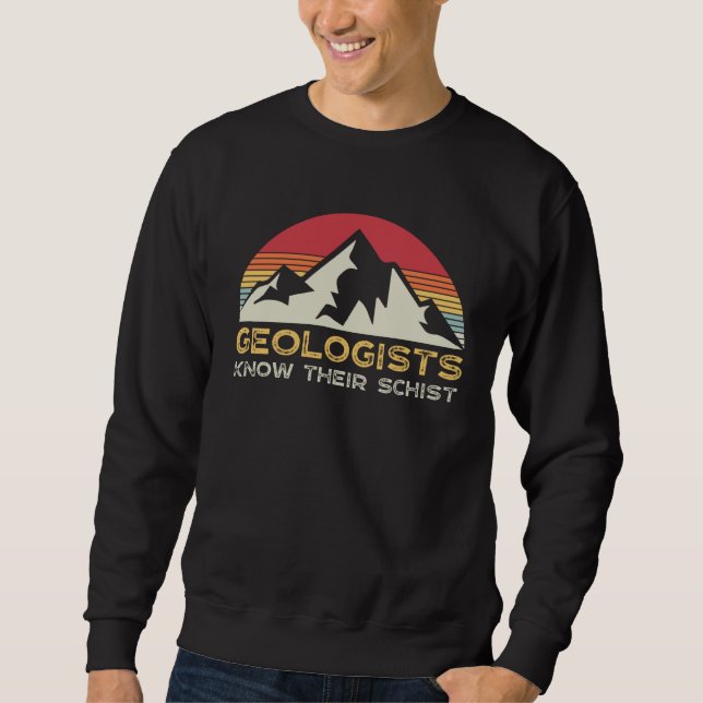 Moletom Geology Pun  Geologists Schist Earth Science Teach (Frente)