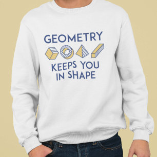 Moletom Geometria Mantém-Te Em Forma