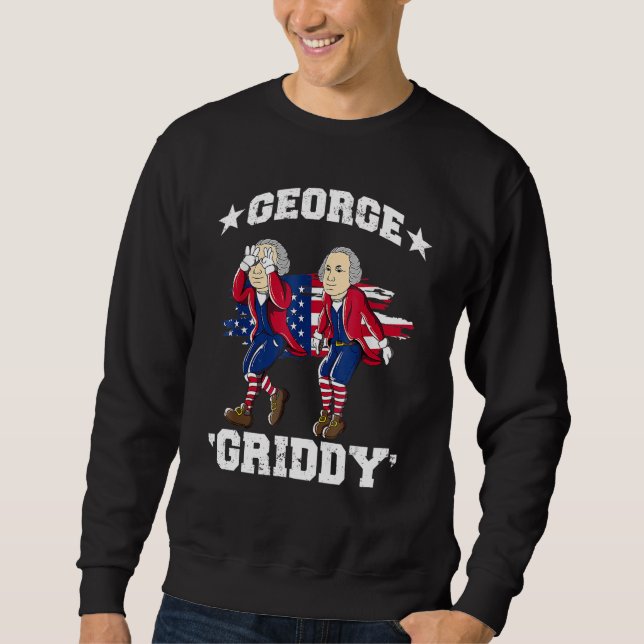 Moletom George Washington Griddy 4 de Julho George Griddi (Frente)