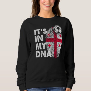 Moletom Geórgia no meu DNA Equipe de bandeira georgiana Ge