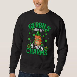Moletom Gerbilhões Engraçados São Minha Sorte Charms Gerbi