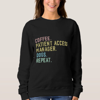 Moletom Gerente de Acesso ao Paciente Coffee Dogs