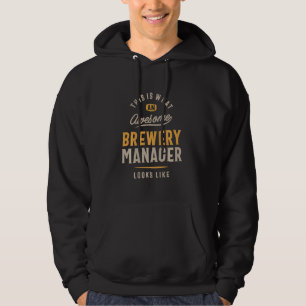 Moletom Gerente de cervejaria Funny Job Profissão de títul