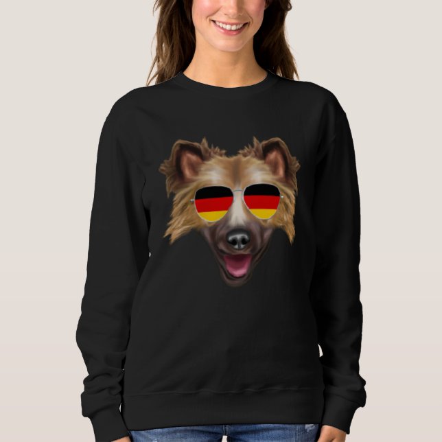 Moletom German Flag Icelandic Sheepdog Dog Germany Pocket (Frente)