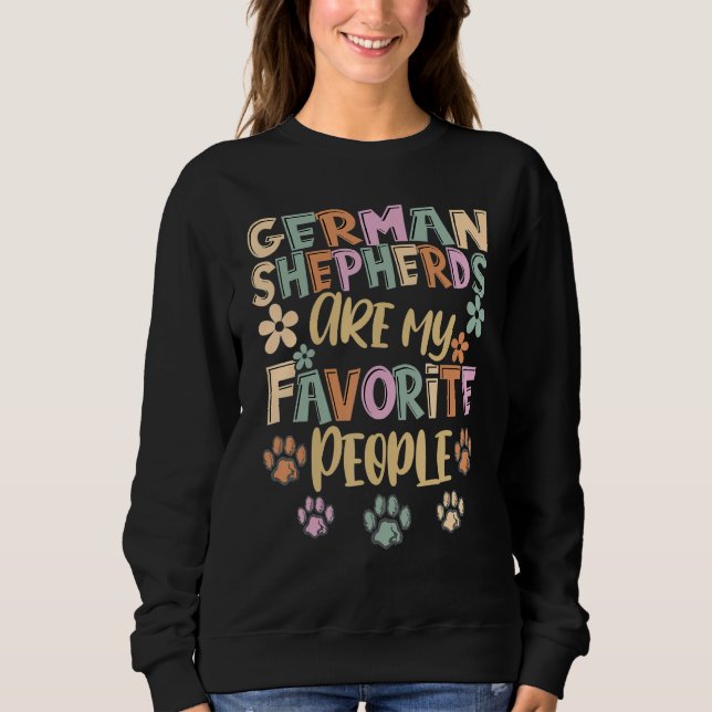 Moletom German Shepherd Are My Favorite People German Shep (Frente)