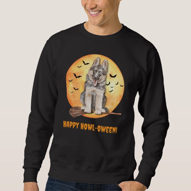 Moletom German shepherd de Cachorro das Halloween (Frente)