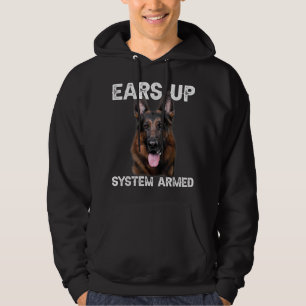 Moletom German Shepherd Dog Ears Up System Armed