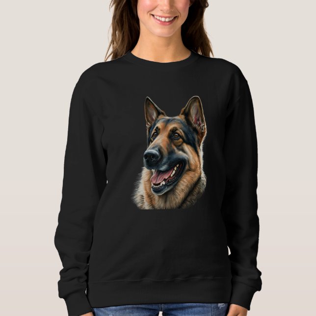Moletom German shepherd Dog Lover Pet Premium (Frente)