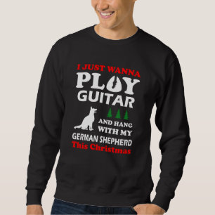 Moletom german shepherd eu só quero tocar violão