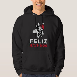 Moletom German shepherd Feliz Navi-Dog Cães Vintage Engraç