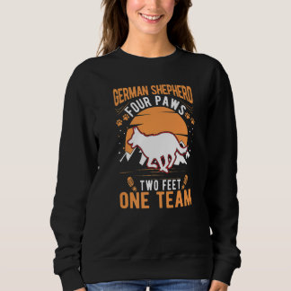 Moletom German Shepherd four paws two feet one team German