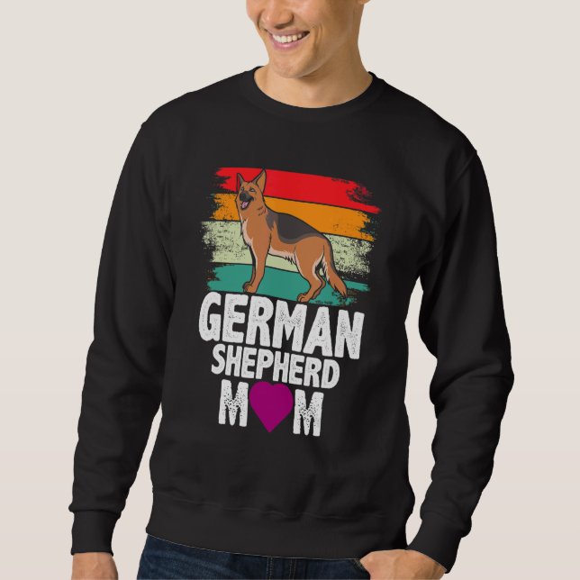 Moletom German shepherd Mãe Cachorro Mãe Pet Mãe (Frente)