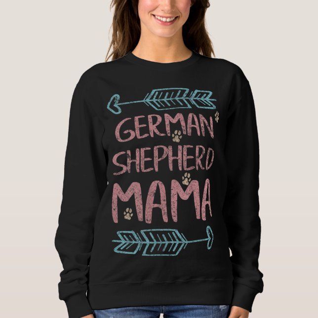 Moletom German shepherd Mama Shepherd Lover Owner Cachorro (Frente)