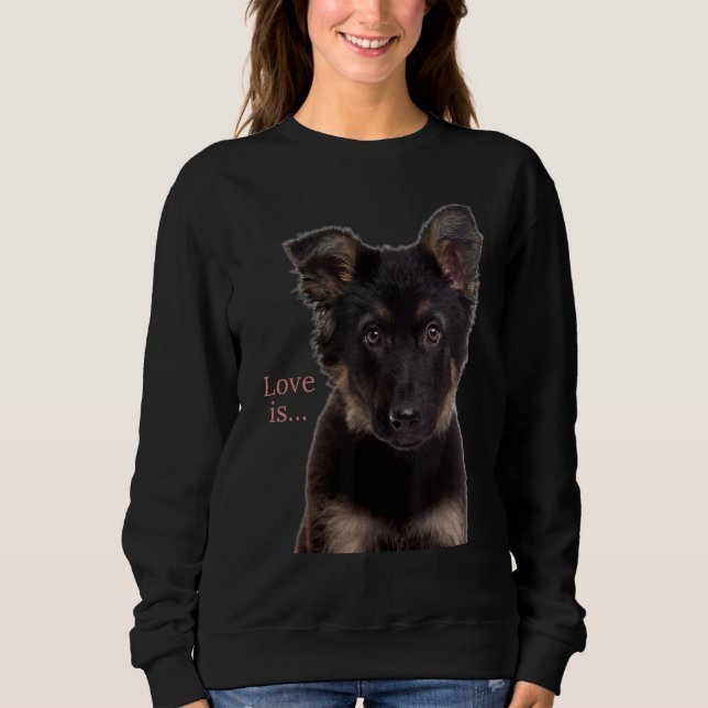 Moletom German shepherd Shepard Dog Mãe Pai Amor Pet 5 (Frente)