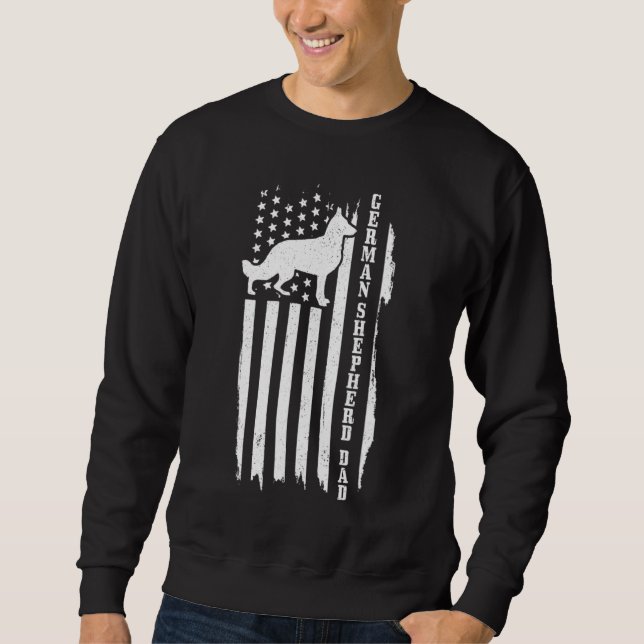 Moletom German shepherd Vintage Pai Pat. (Frente)