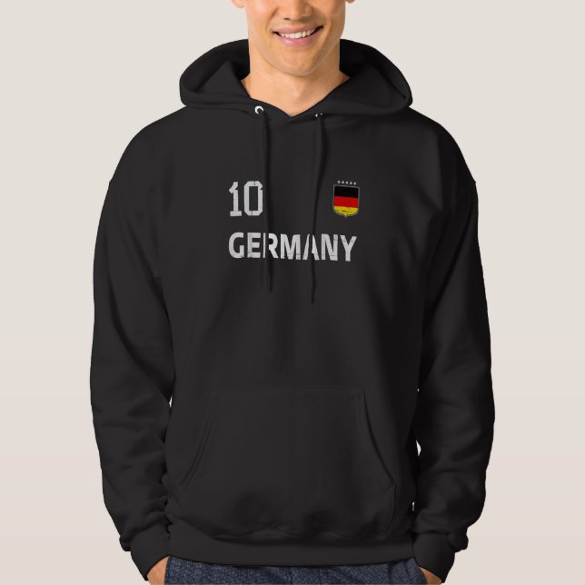 Moletom Germany Flag Deutschland Football Soccer Fan Men W (Frente)