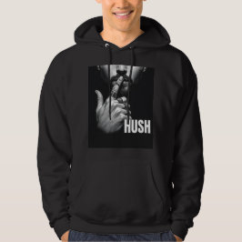 Moletom Gesto de Silêncio do Homem Moderno Gráfico HUSH