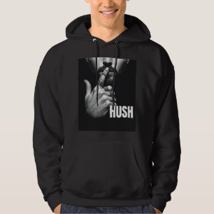 Moletom Gesto de Silêncio do Homem Moderno Gráfico HUSH