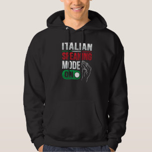 Moletom Gesto Mão Italiano Para A Itália