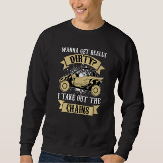 Moletom Get Dirty Get Chains Funny UTV SxS Side by Side SS