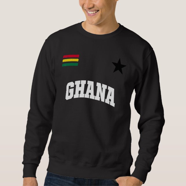 Moletom Ghana Fan Ghanaian Flag Pride (Frente)