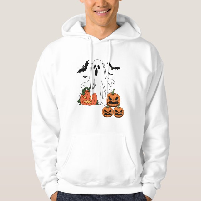 Moletom Ghost Halloween Sweatshirt (Frente)