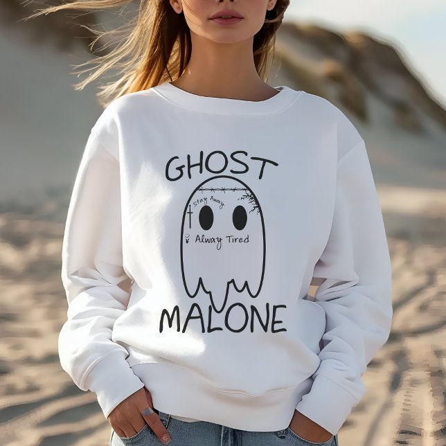 Moletom Ghost Malone Halloween Sweatshirt Cute Engraçado G (Criador carregado)