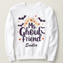 Moletom GhoulFria Nome Personalizado Halloween