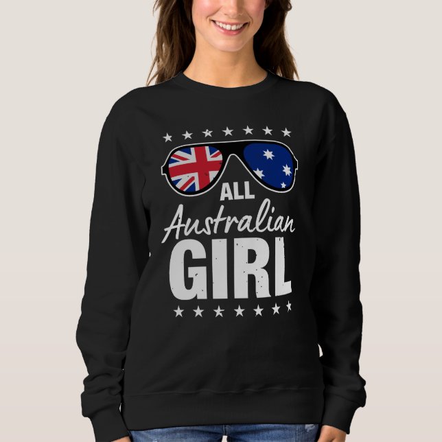 Moletom Gift de todas as mulheres australianas patrióticas (Frente)