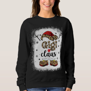 Moletom Gigi Claus Correspondendo Família Natal Pijama Gra