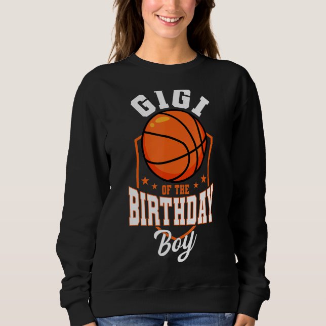 Moletom Gigi Do Poço De Basquete De Birthday Boy Par (Frente)