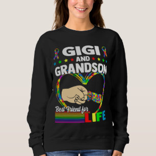 Moletom Gigi E Avô Apoiam Autismo Adoro Autismo