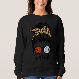 Moletom Gigi Life Messaging Hair Hair Funny Basketba