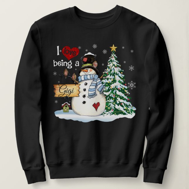 Moletom Gigi Natal (Frente do Design)