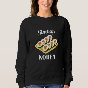 Moletom Gimbap Comida Tradicional Coreana Bandeira da Core