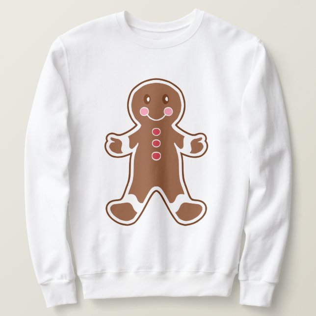 Moletom Gingerbird Christmas Sweshirt (Frente do Design)