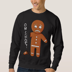 Moletom Gingerpão Engraçado Oh Picado de Natal