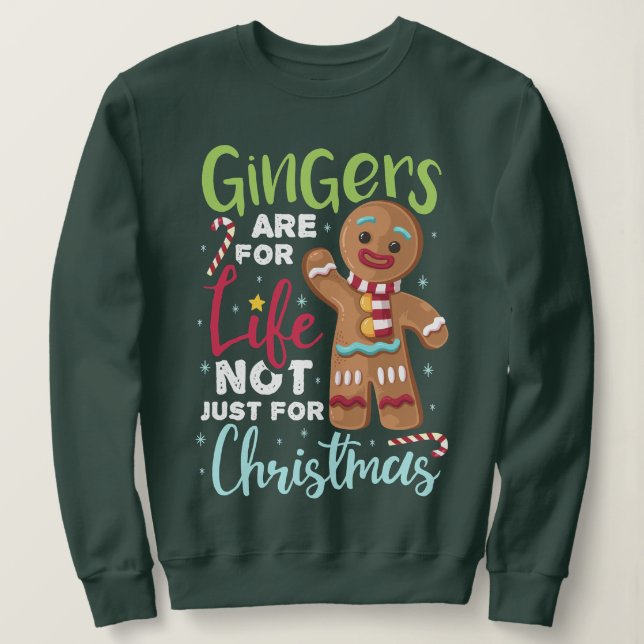 Moletom Gingers São Para A Vida Não Só Para O Natal (Frente do Design)