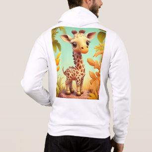Moletom Girafa Bebê Fofo Cartoon Tropical-37560