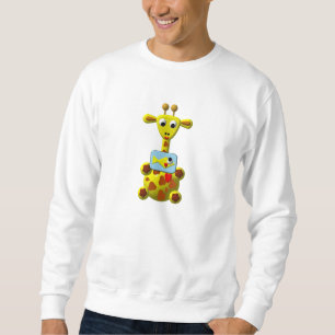Moletom Girafa bonito com peixe dourado