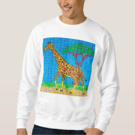 Moletom Girafa (branca) - Camisola de leite, de uso mascul