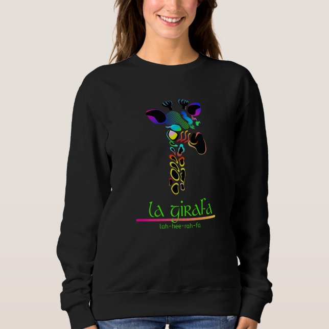 Moletom Girafa Colorida Bril (Frente)
