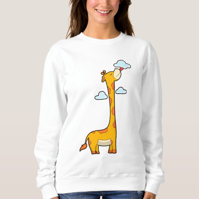 Moletom Girafa com Nuvens (Frente)