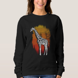 Moletom Girafa com óculos de sol animal bonito para homens